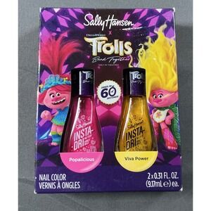 Sally Hansen x Trolls Band Together Insta-Dri Nail Polish Set Popalicious Viva